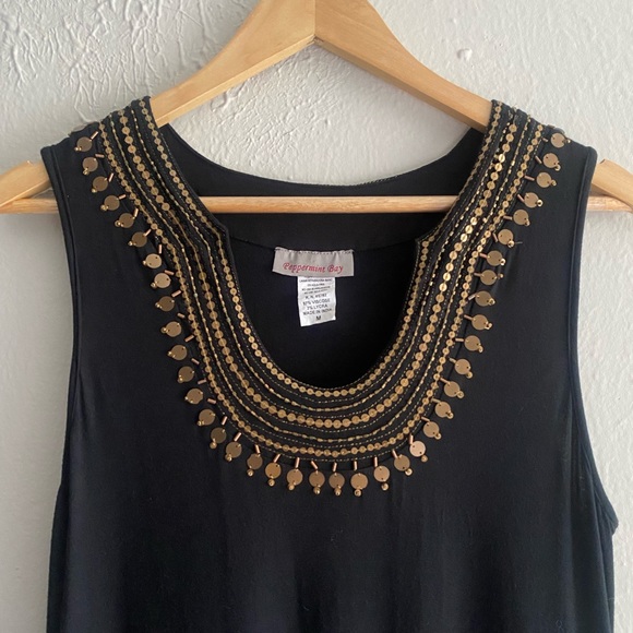 Soft Midi Dress With Beaded Detail - Picture 2 of 4